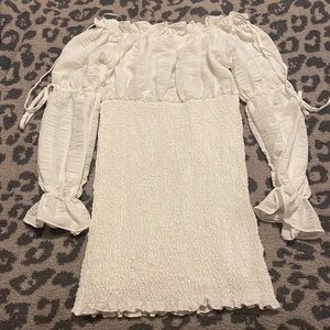 off shoulder dress